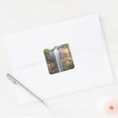Fluisteringen van Toccoa Falls Vierkante Sticker (Envelop)