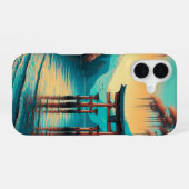 "Fluisteringen van Tranquiliteit: De Geestpoort" iPhone 16 Hoesje (Achterkant horizontaal)
