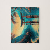 "Fluisteringen van Tranquiliteit: De Spirit Gate" Legpuzzel (Verticaal)