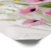 Fluisteringen van wilde bloemen perfect poster (Hoek)