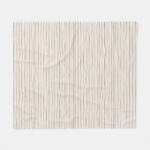 fluisterlijnen fleece deken (Voorkant (Horizontaal))