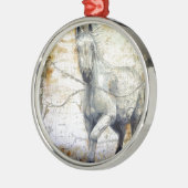 Fluistert over de steppe metalen ornament (Links)