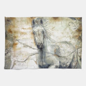 Fluistert over de steppe theedoek (Horizontaal)