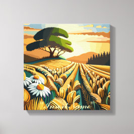 fluistertarwe canvas afdruk