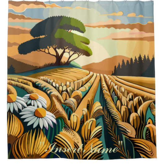 fluistertarwe douchegordijn (Voorkant)