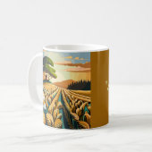 fluistertarwe koffiemok (Voorkant links)