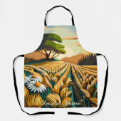 fluistertarwe schort (Voorkant)