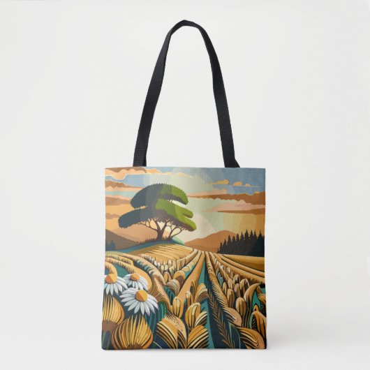 fluistertarwe tote bag (Voorkant)
