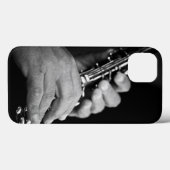 Fluit bespeeld in zwart-wit door zigeuner Case-Mate iPhone case (Achterkant (horizontaal))
