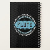 Fluit Beste Muziek Nota Cirkel Planner (Achterkant)