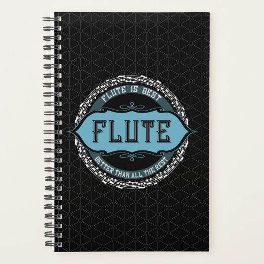 Fluit Beste Muziek Nota Cirkel Planner (Voorkant)