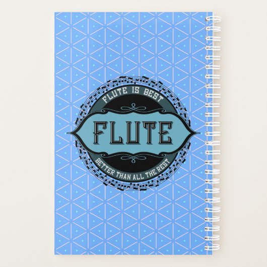Fluit Beste Muziek Nota Cirkel Planner (Achterkant)