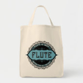 Fluit Beste Muziek Nota Cirkel Tote Bag (Voorkant)