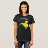 Fluit Chick Afstuderen T-shirt (Voorkant volledig)