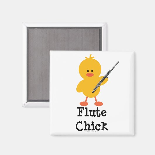 Fluit Chick Magnet (Voorkant / Achterkant)