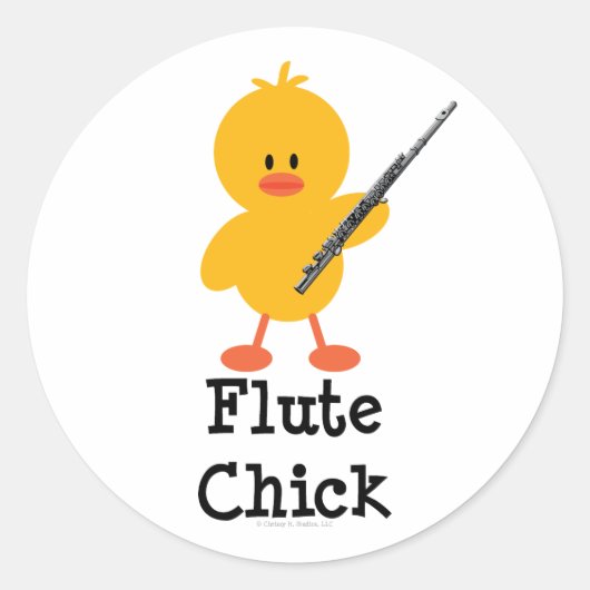 Fluit Chick Stickers (Voorkant)