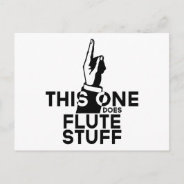 Fluit Dingen - Grappige Fluit Muziek Briefkaart