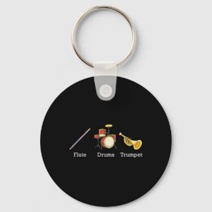 Fluit Drums Trompet Nd Instrumenten Subtiel Anti E Sleutelhanger