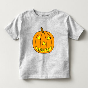 Fluit Halloween Pompoen Kinder Shirts