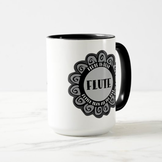 Fluit is het beste mok (Voorkant rechts)