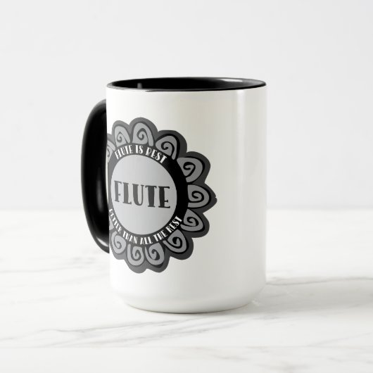 Fluit is het beste mok (Voorkant links)
