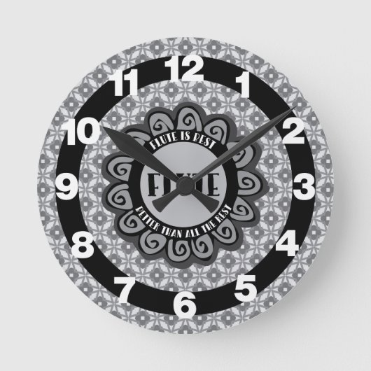 Fluit is het beste ronde klok (Voorkant)