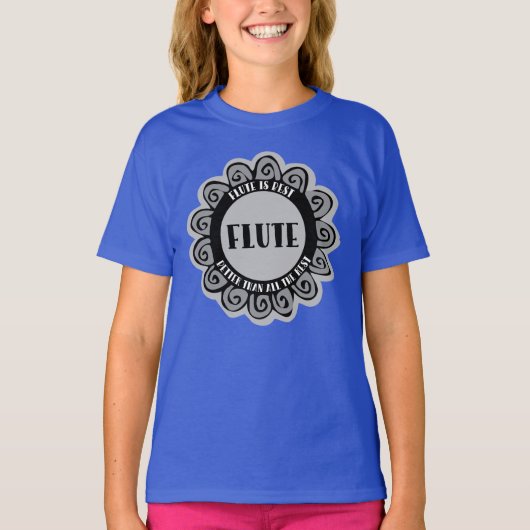 Fluit is het beste t-shirt (Voorkant)
