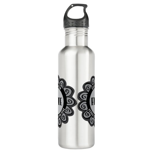 Fluit is het beste waterfles  (Voorkant)