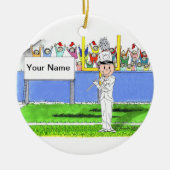 Fluit - Mannelijk Keramisch Ornament (Voorkant)