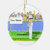 Fluit - Mannelijk Keramisch Ornament (Links)