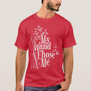 Fluit Mijn Toverstaf Koos Mij Fluitist Cadeaus Muz T-shirt
