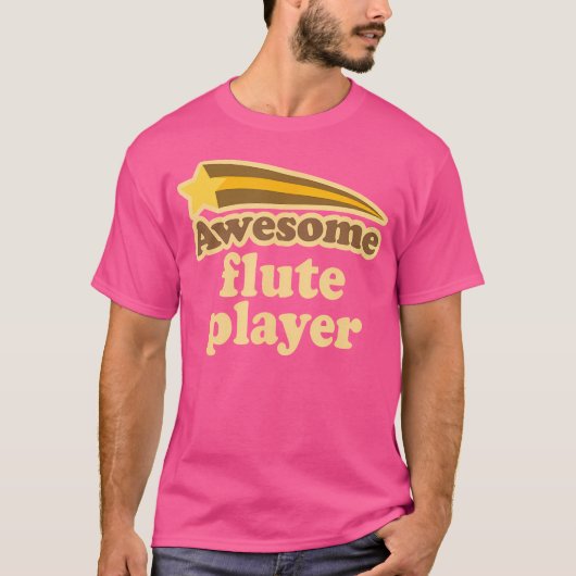 Fluit  muziek Marching Band Gift T-shirt (Voorkant)