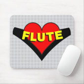 Fluit over hart muismat (Met muis)