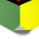 Fluit over hart poster (Hoek)