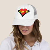 Fluit over hart trucker pet (In situ)