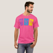 Fluit Periodic Table Elements Fluit Speler T-shirt (Voorkant volledig)