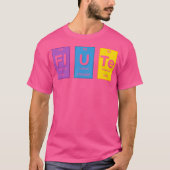 Fluit Periodic Table Elements Fluit Speler T-shirt (Voorkant)