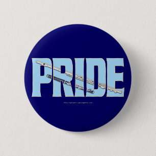 Fluit - Piccolo Pride Ronde Button 5,7 Cm