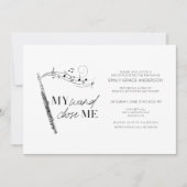 Fluit recital Mijn toverstok Koos Mij Quote Zwart Kaart (Voorkant)