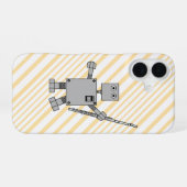 Fluit Robot iPhone 16 Hoesje (Achterkant horizontaal)
