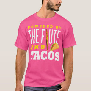 Fluit Shirt Funny Taco Lover Instrument Fluit Lief