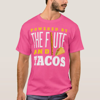 Fluit Shirt Funny Taco Lover Instrument Fluit Lief