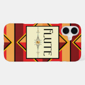 Fluit Sierblok iPhone Hoesje (Achterkant horizontaal)