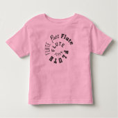 Fluit Spiraaltekst Kinder Shirts (Voorkant)