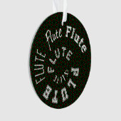 Fluit Spiraaltekst Ornament (voorkant)