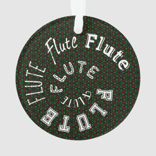 Fluit Spiraaltekst Ornament (achterkant)