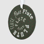 Fluit Spiraaltekst Ornament (voorkant)