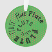 Fluit Spiraaltekst Ornament (voorkant)