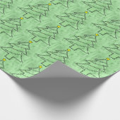 Fluit Tekst Kerstboom Cadeaupapier (Hoek)