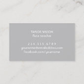 fluit Visitekaartje (Achterkant)